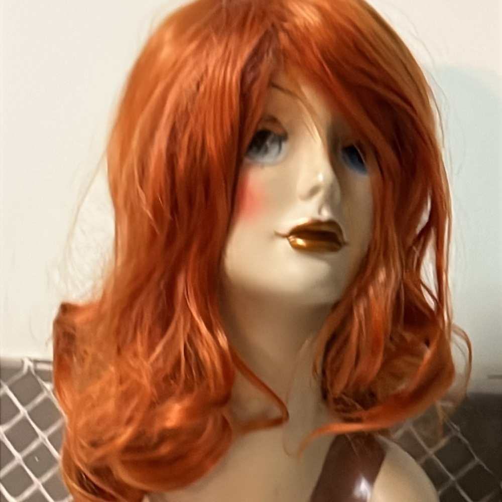 MSPOFBEAUTY 24in OSPLAY ORANGE AUBURN HAIR‎ EXTENTION